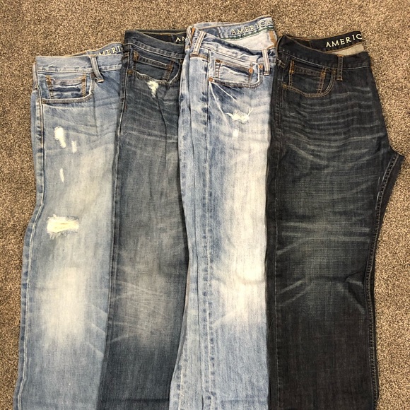 4 pairs of American Eagle 34x34 Jeans - Picture 2 of 3